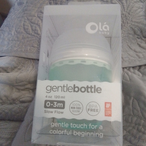 Gentle Baby bottle "Ola baby" 0-3M (Slow flow) - Picture 1 of 6